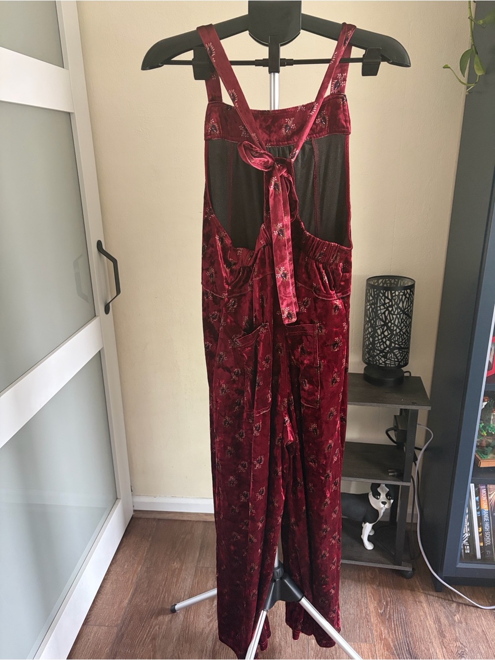 NATURAL LIFE Burgundy Floral Velvet Jumper - Picture 6 of 8